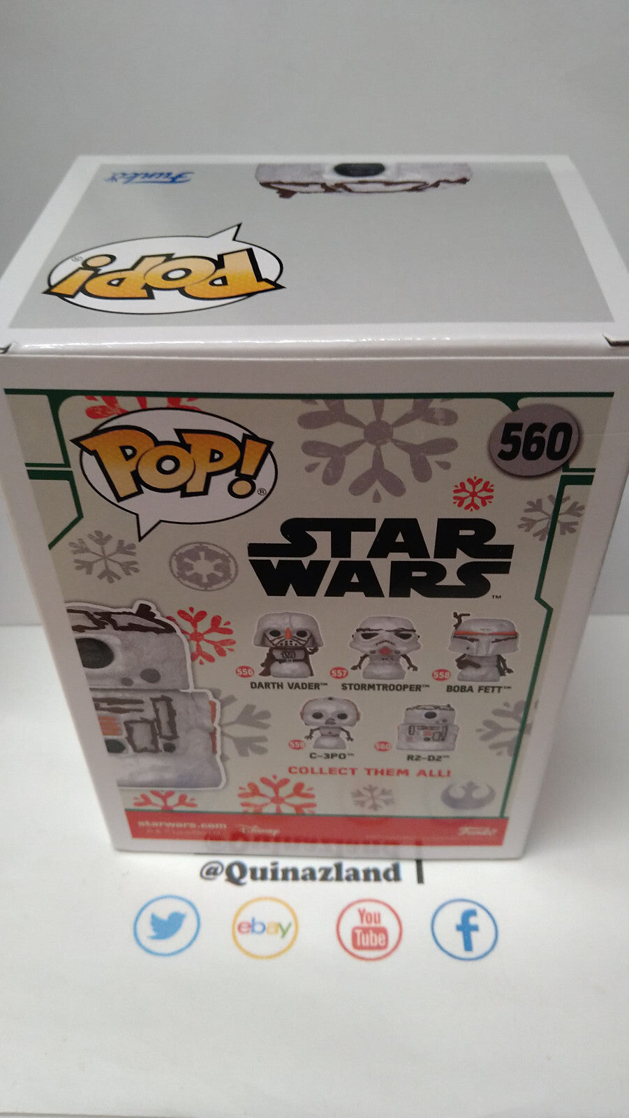 Funko Pop! STAR WARS HOLIDAY  N° 560 R2-D2 (F39)
