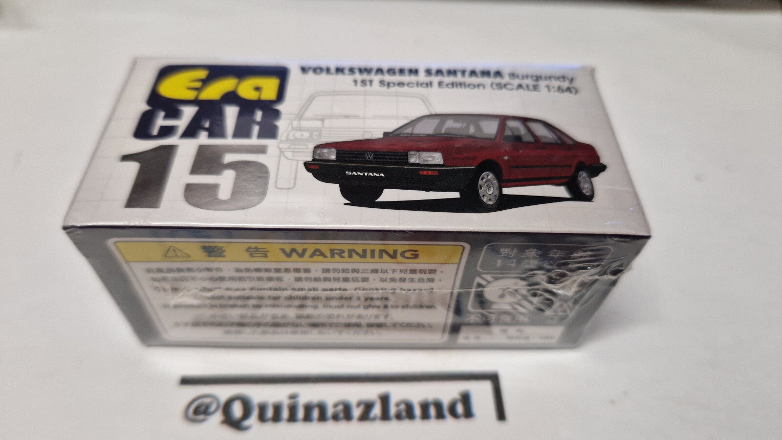 Era 1/64 Volkswagen Santana 1 st Special Edition, burgundy (NP16)