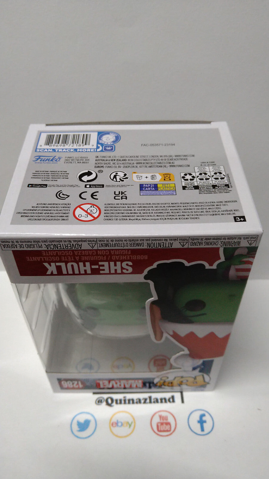 Funko Pop!  MARVEL HOLIDAY POP N° 1286 She-Hulk (F10)