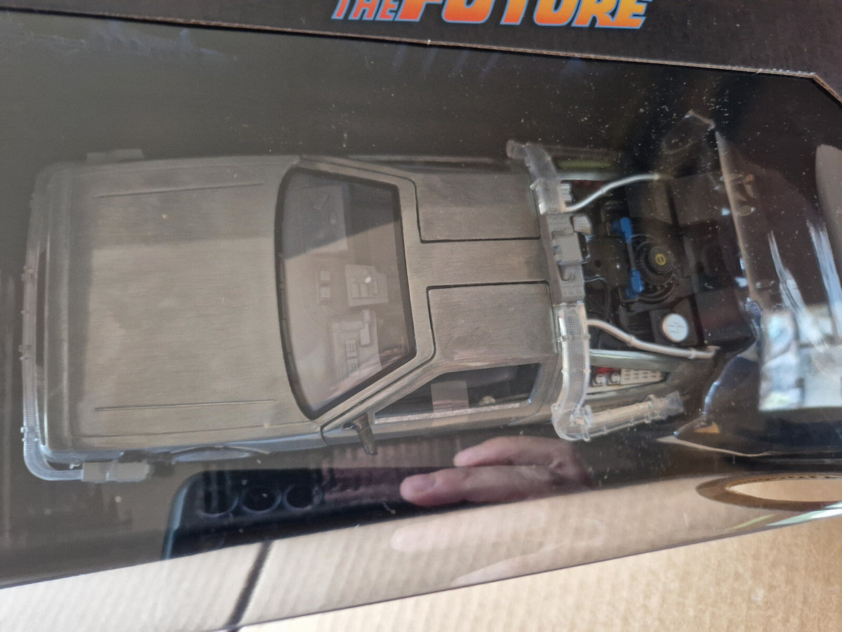 Jada 1/24 Time Machine Back to the Future 1, silver  (ET)