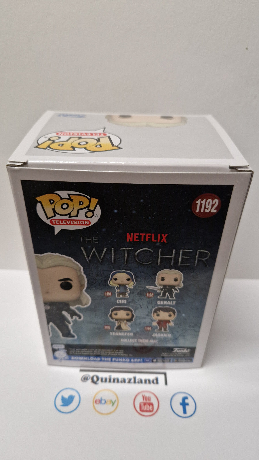 Funko Pop! THE WITCHER 1192 Geralt (F42)