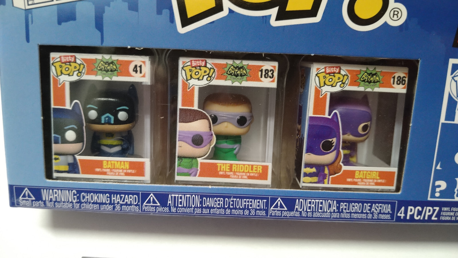 Funko Bitty Pop! 2.5cm DC  Bitty Pop  Pack Batman The Riddler Batgirl (F24)
