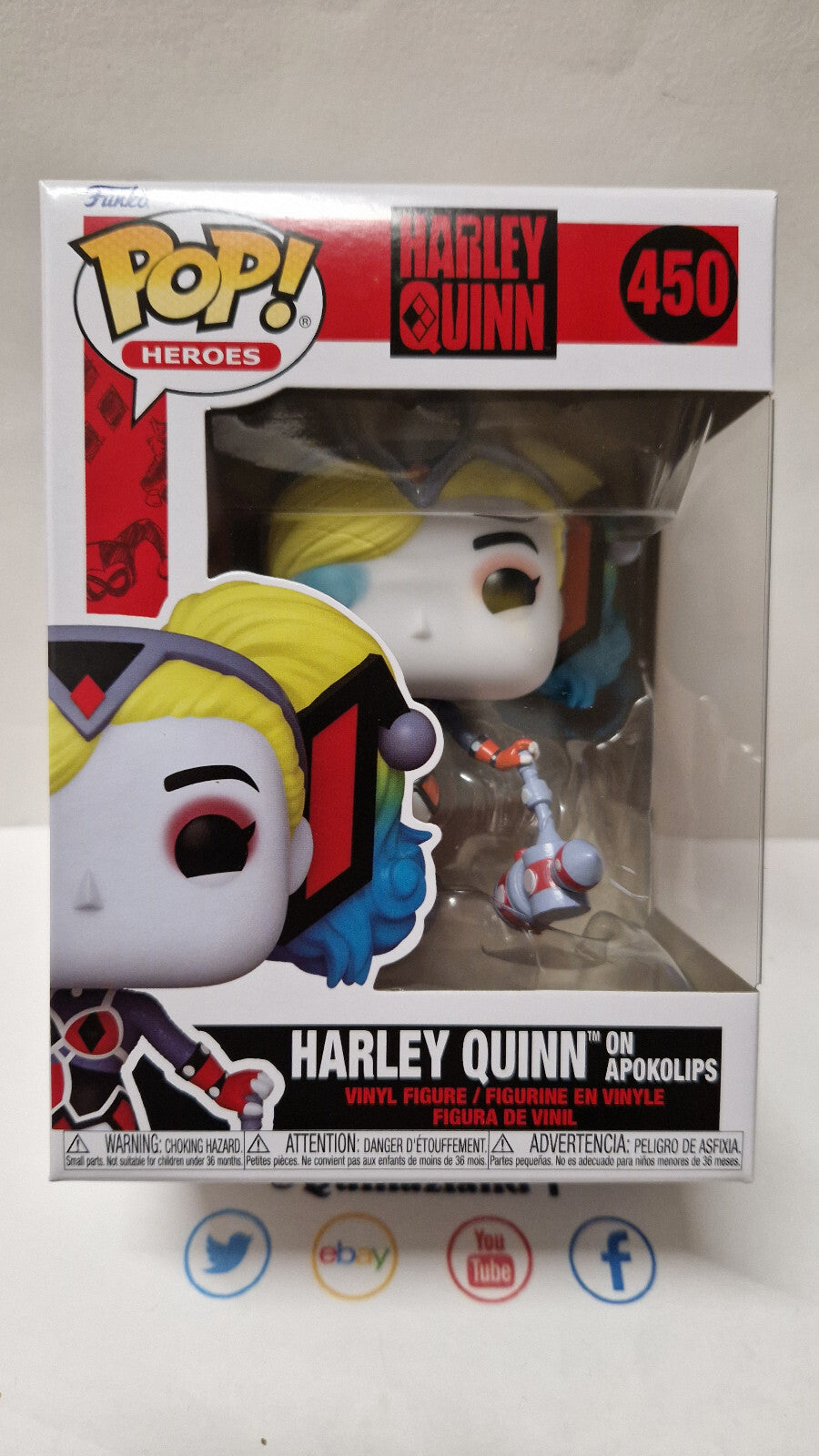 Funko Pop! DC COMICS POP N° 450 Harley Quinn ( Apokolips ) (F30)
