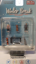 American Diorama Set 1/64 Figurines Winter Break    (NG13)