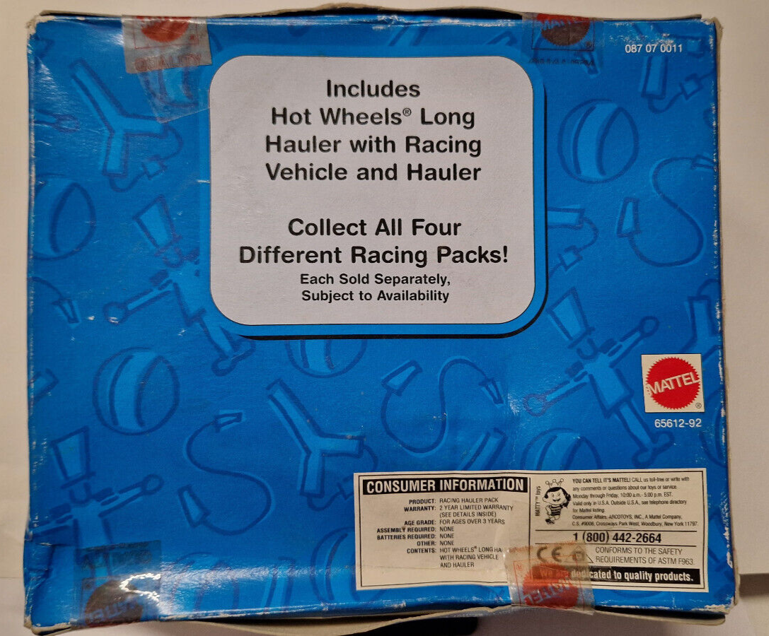 Hot Wheels 1999 racing haulers Hydroplane     (C5)