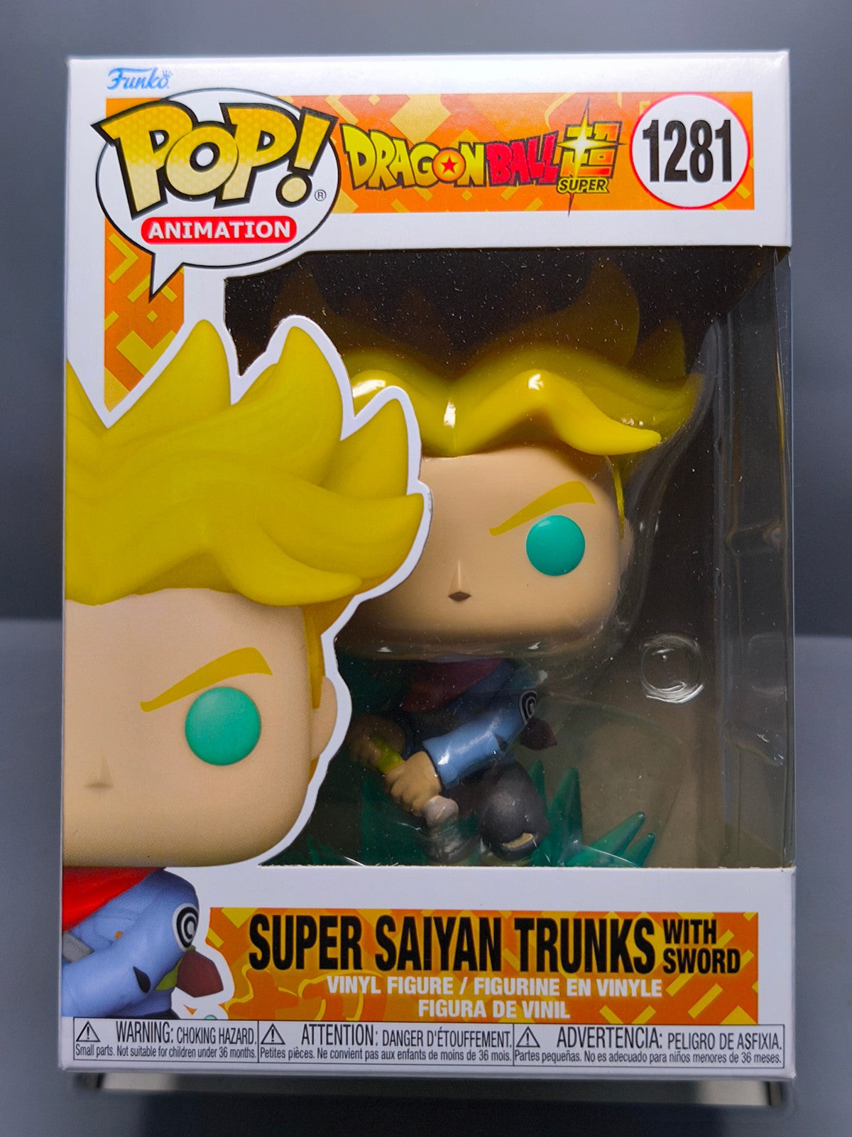 Funko Pop!  DRAGON BALL SUPER  Animation N° 1281 Super Sayan Trunks  (F14)