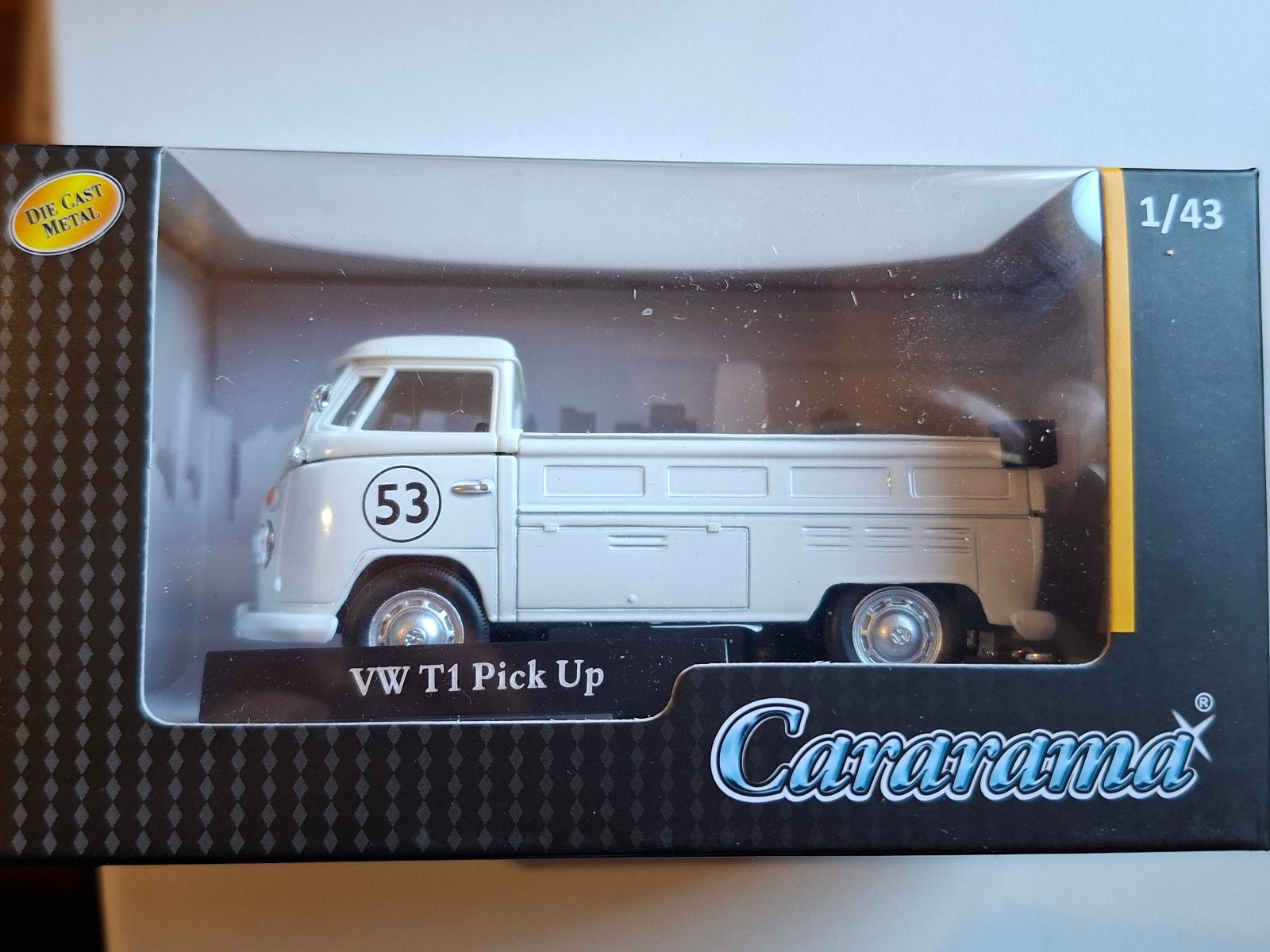 Cararama 1/43 Volkswagen T1 pickup herbie #53 (NG82)