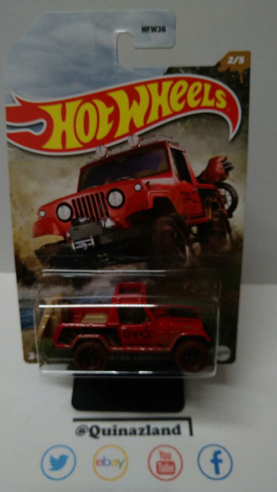 Hot Wheels Mud Runner 67 jeepster commando  (NP18)