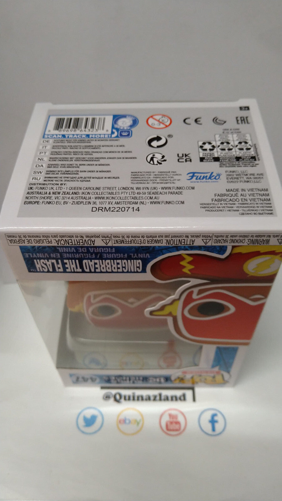 Funko Pop! DC COMICS HOLIDAY  N° 447 Gingerbread Flash (F39)
