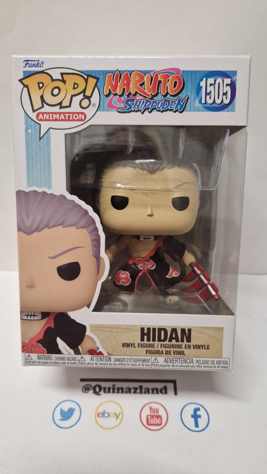 Funko Pop! NARUTO SHIPPUDEN POP Animation N° 1505 Hidan (F27)