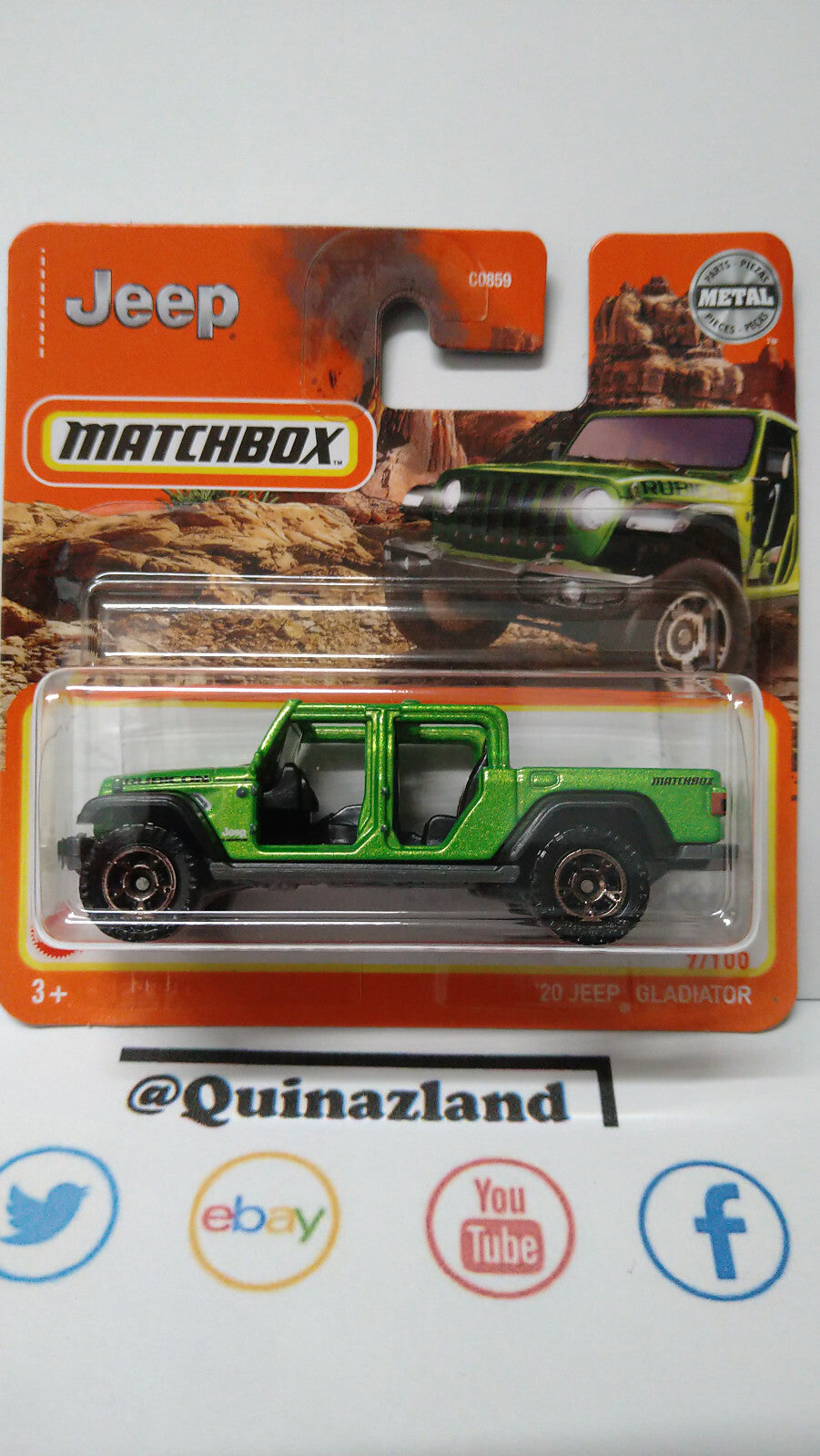 Matchbox 20 jeep gladiator  2022-007  (NP22)