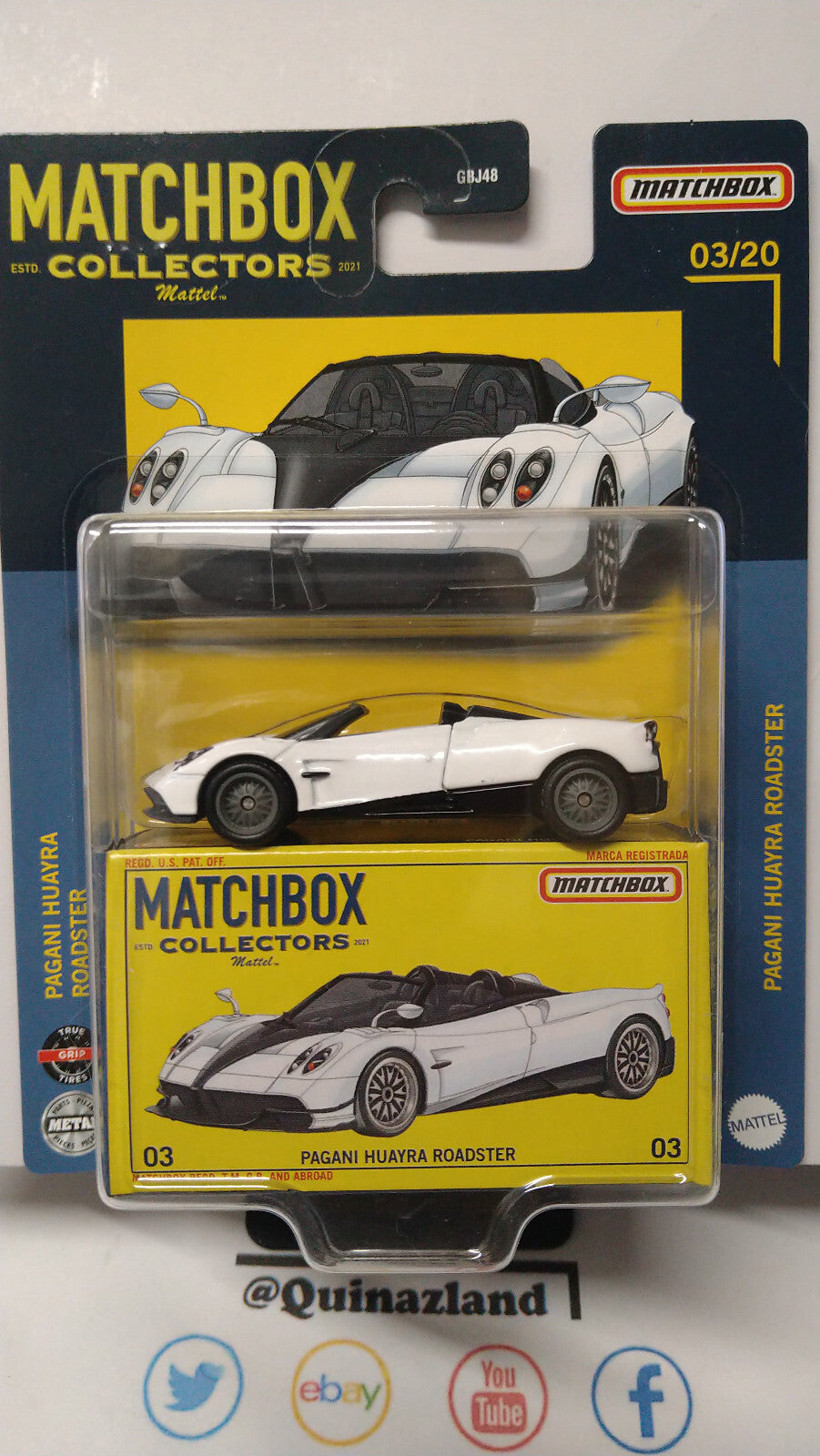 Matchbox Collectors Pagani huayra roadster (NG18)