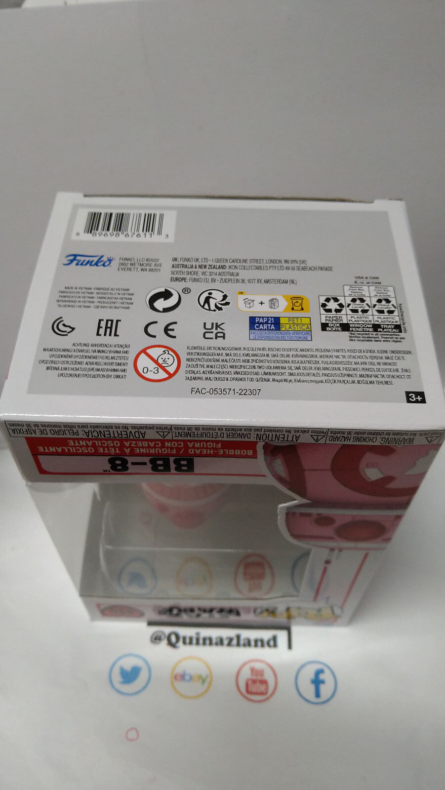 Funko Pop! STAR WARS  Valentines N° 590 BB-8 (F37)
