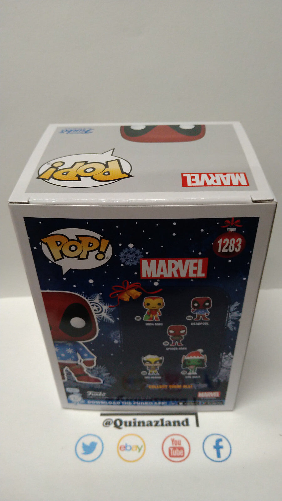 Funko Pop!  MARVEL HOLIDAY POP N° 1283 Deadpool (Pull-Over) (F11)