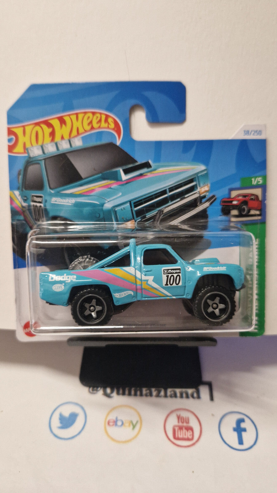 Hot Wheels 87 dodge D100 2024-038 (NP25)