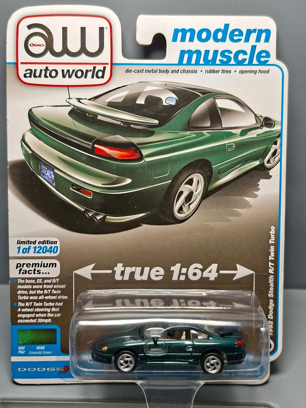 Auto World Modern Muscle 1992 Dodge Stealth R/T Twin Turbo (NG75)
