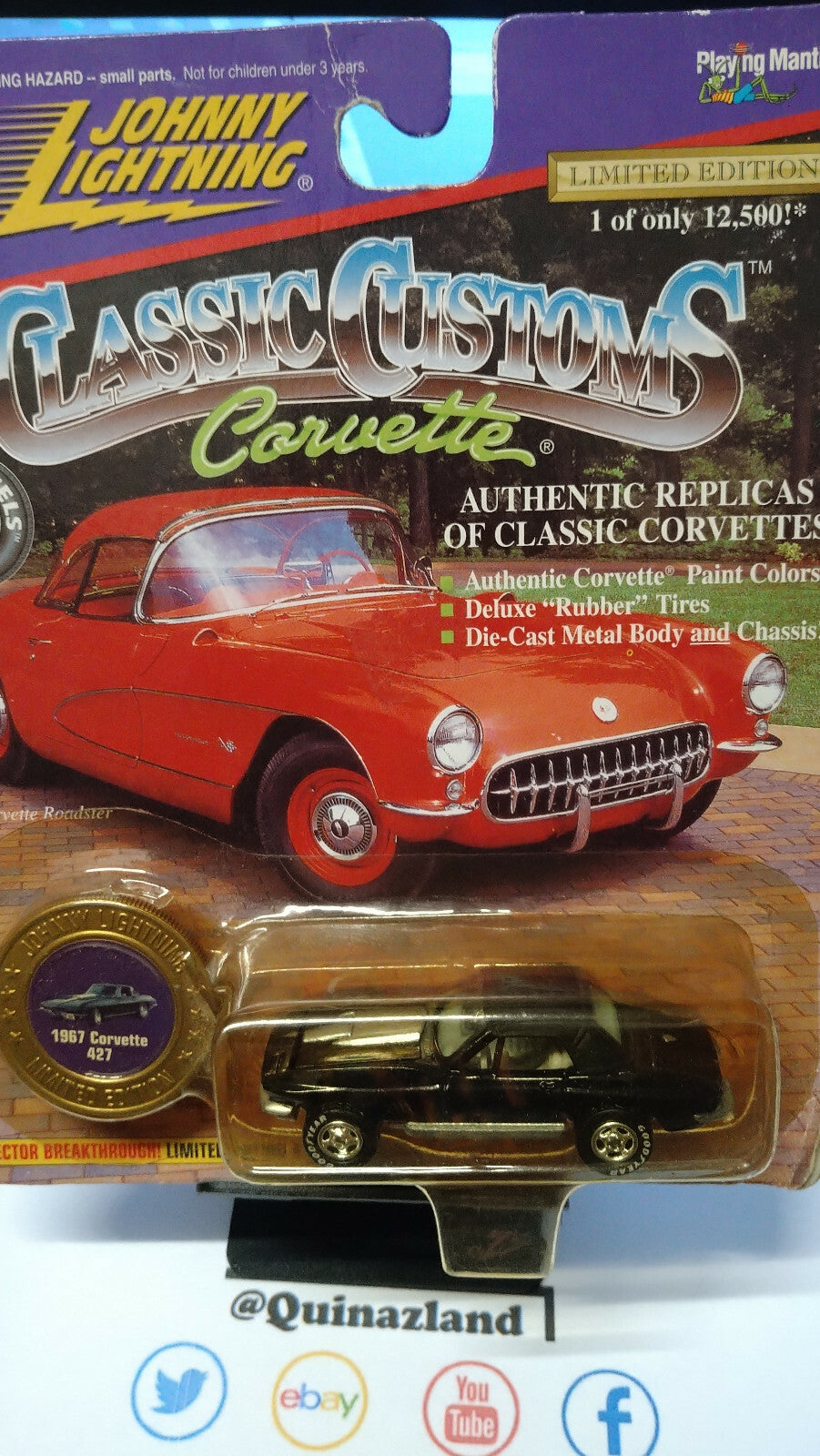 Johnny Lightning Classic Customs 1967 Corvette 427 (NG56)