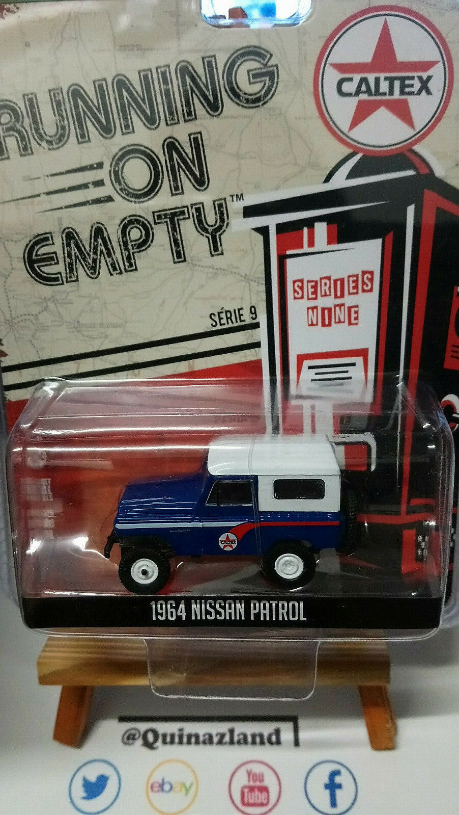 Greenlight Running On Empty 1964 Nissan Patrol Caltex (NG63)