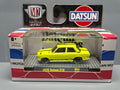 M2 Machines Auto-Trucks Release 64 1970 Datsun 510, green-yellow  (NP13)