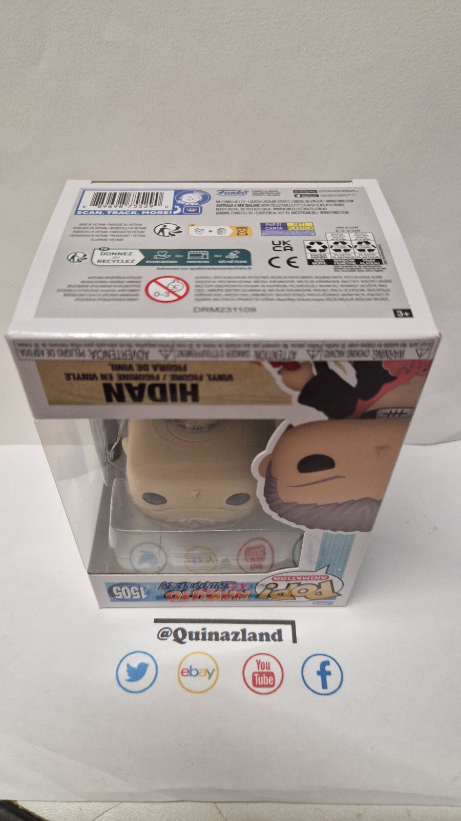 Funko Pop! NARUTO SHIPPUDEN POP Animation N° 1505 Hidan (F27)