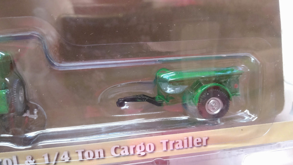 Greenlight Hitch & Tow 1972 Nissan Patrol and 1/4 Ton Cargo Trailer (C5)