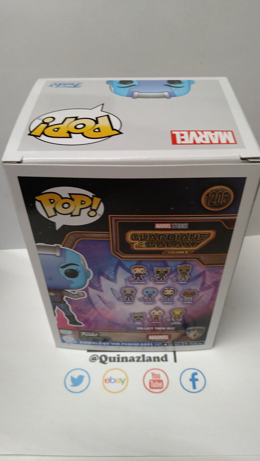 Funko Pop!  LES GARDIENS DE LA GALAXIE 3  N° 1205 Nebula (FU45)