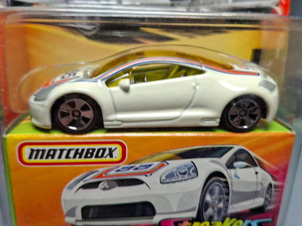 Matchbox 2006 Streakers Mitsubishi eclipse ⚠️ bulle blister décollée   (CP15)