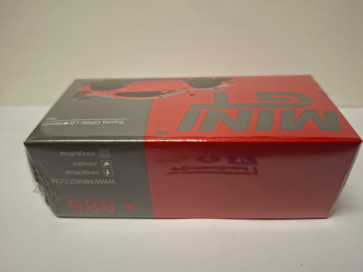 Mini GT Toyota GR86 LB-Nation Red  N° 885 (NP49)
