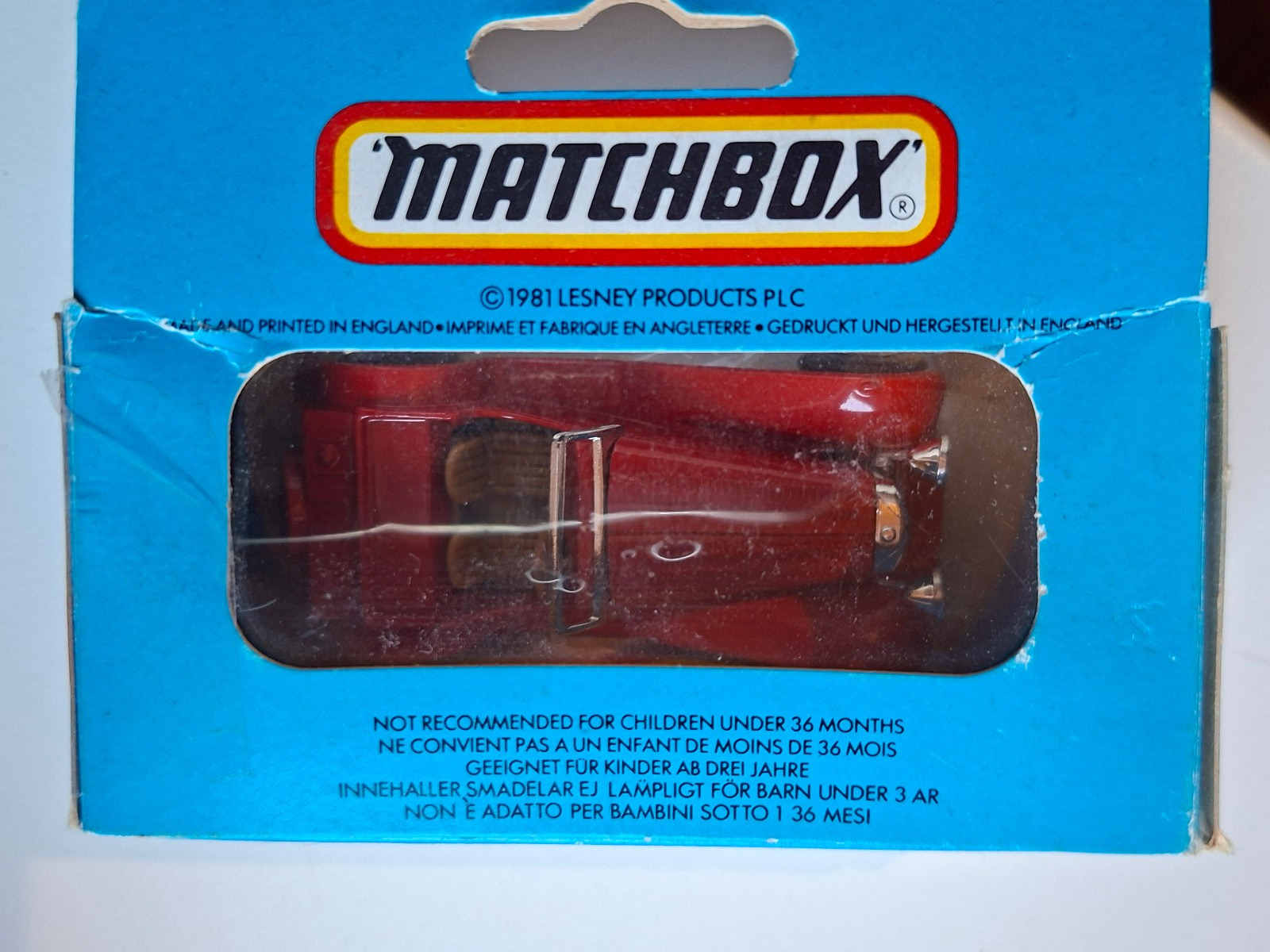 Matchbox 1982 mainline  Jaguar SS100 (NP31)