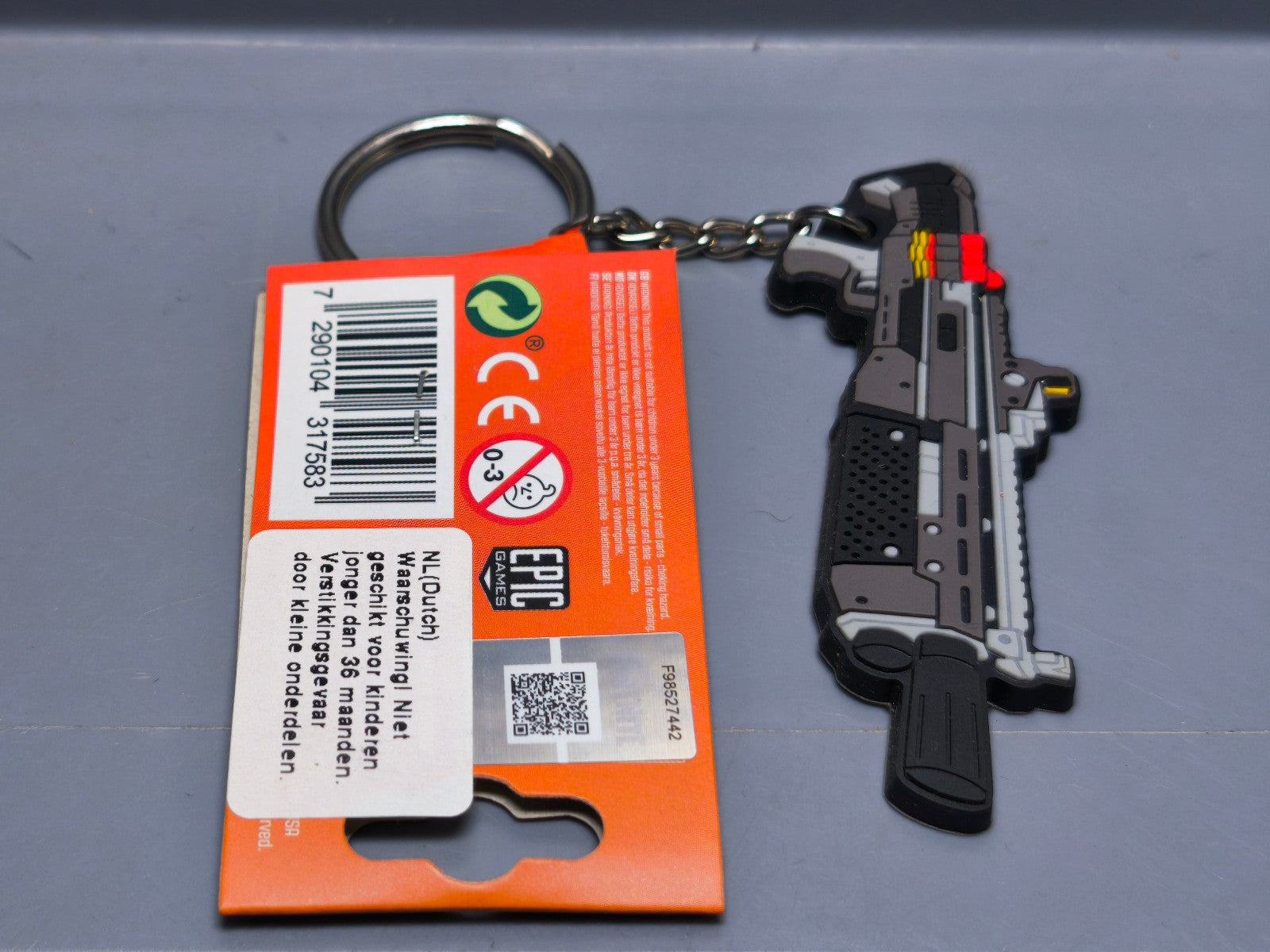 Epic Games Licence Keychain porte-clé Fortnite fusil a pompe lourd (PR)