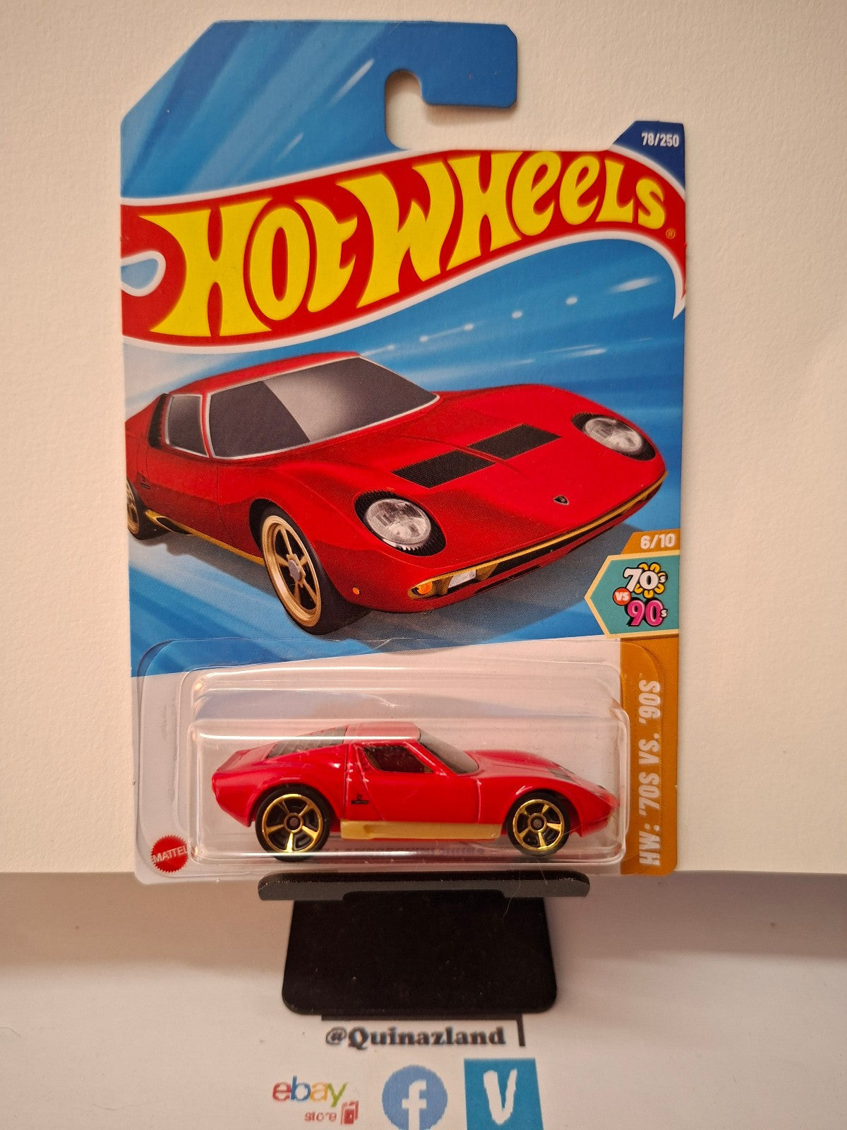 Hot Wheels '71 Lamborghini miura SV   2025-078 (NP05)