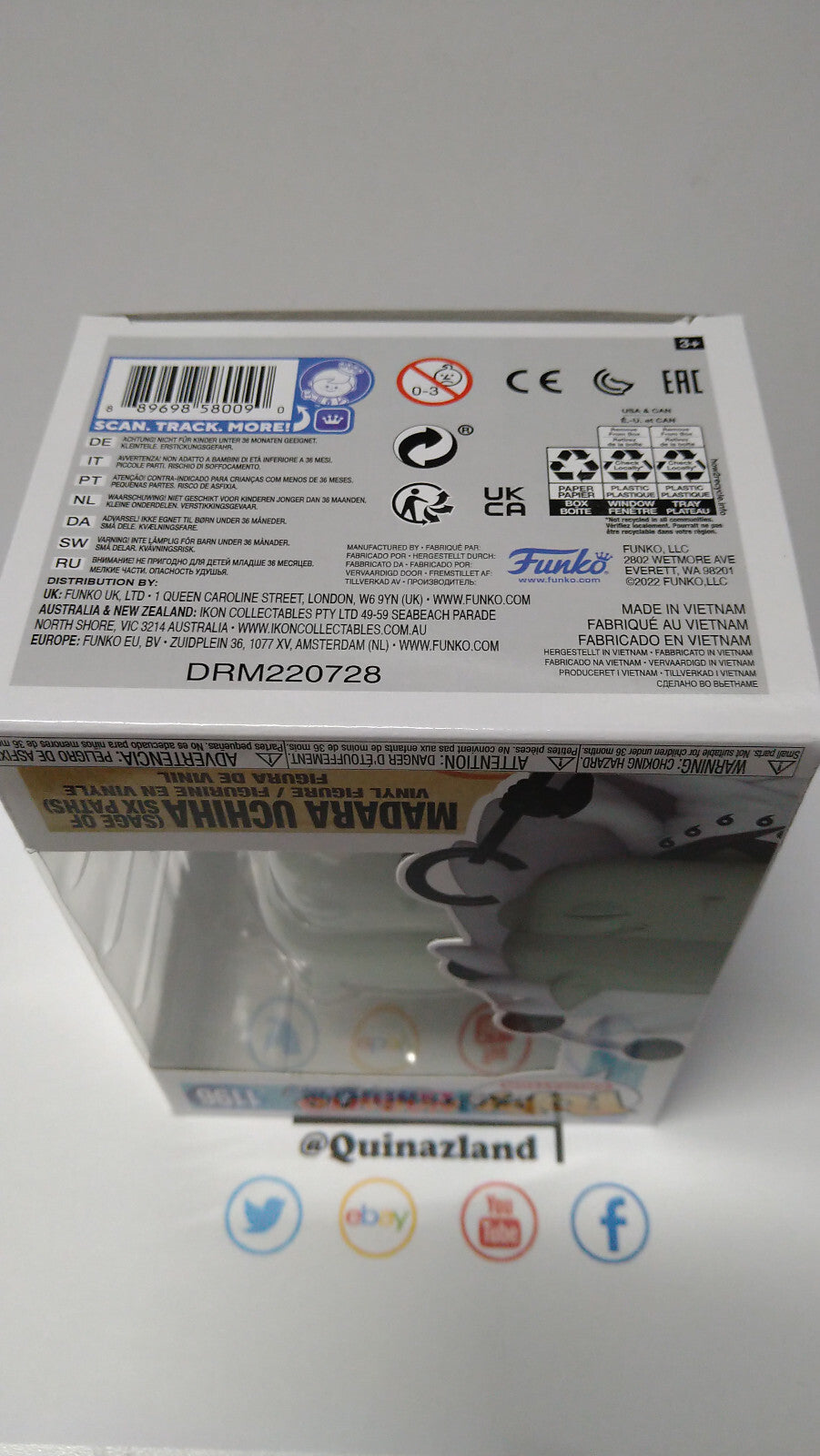 Funko Pop! NARUTO POP N° 1196 Sage Madara Uchiha (FU33)