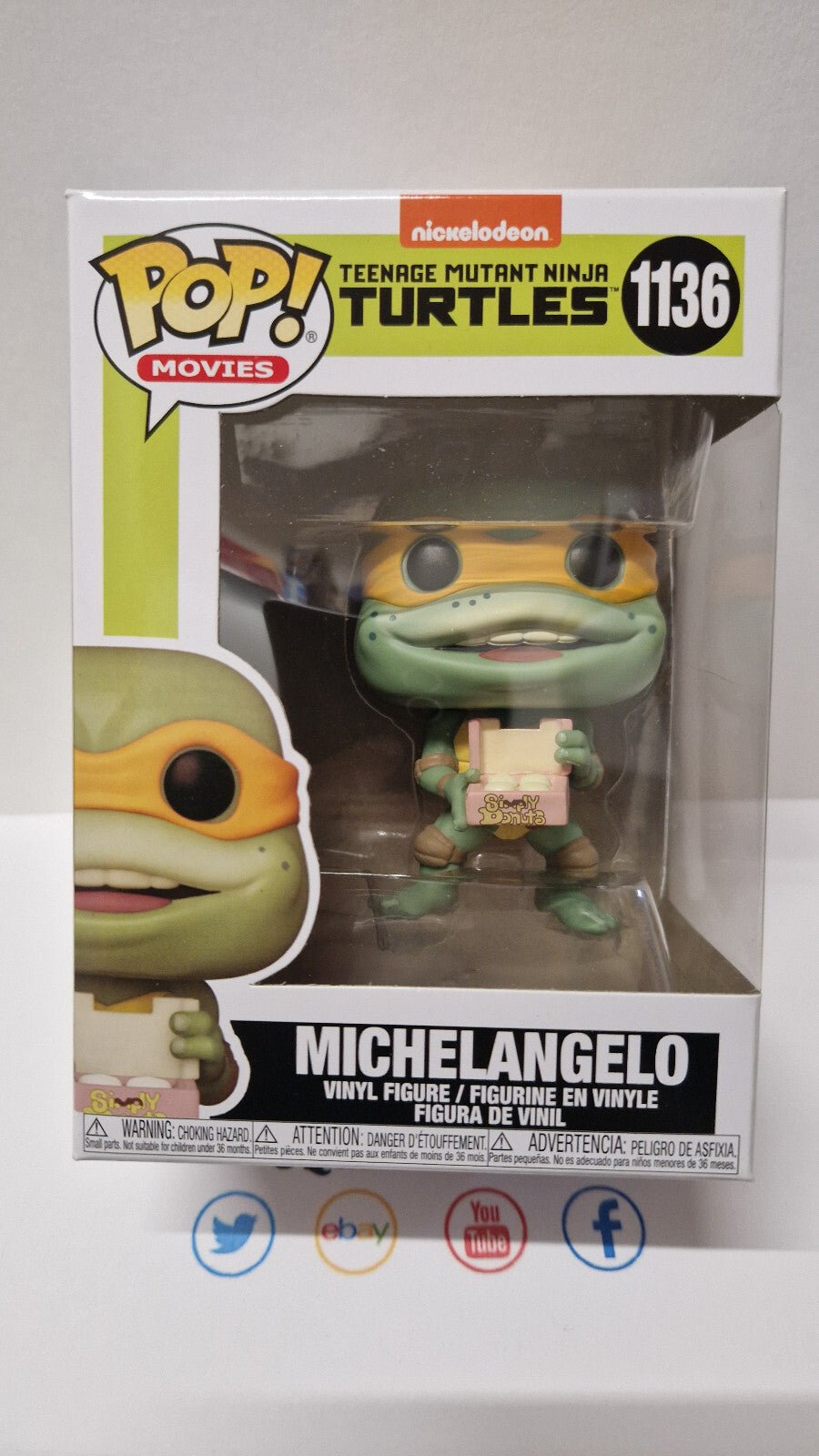 Funko Pop! Nickelodeon teenage mutant Ninja Turtles Michelangelo #1136 (F19)