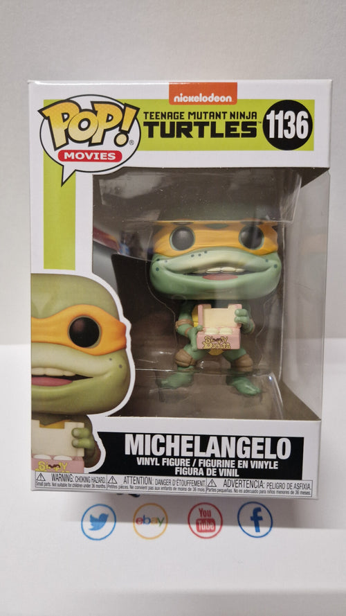 Funko Pop! Nickelodeon teenage mutant Ninja Turtles Michelangelo #1136 (F19)
