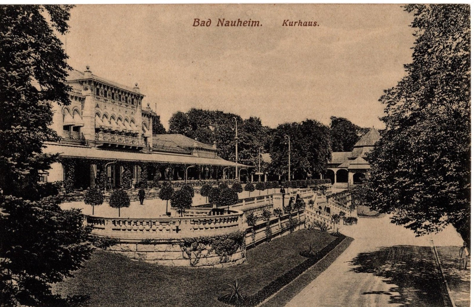 CPA Allemagne Bad Nauheim Kurhaus vers 1910 – Verlag H. Burk T0001