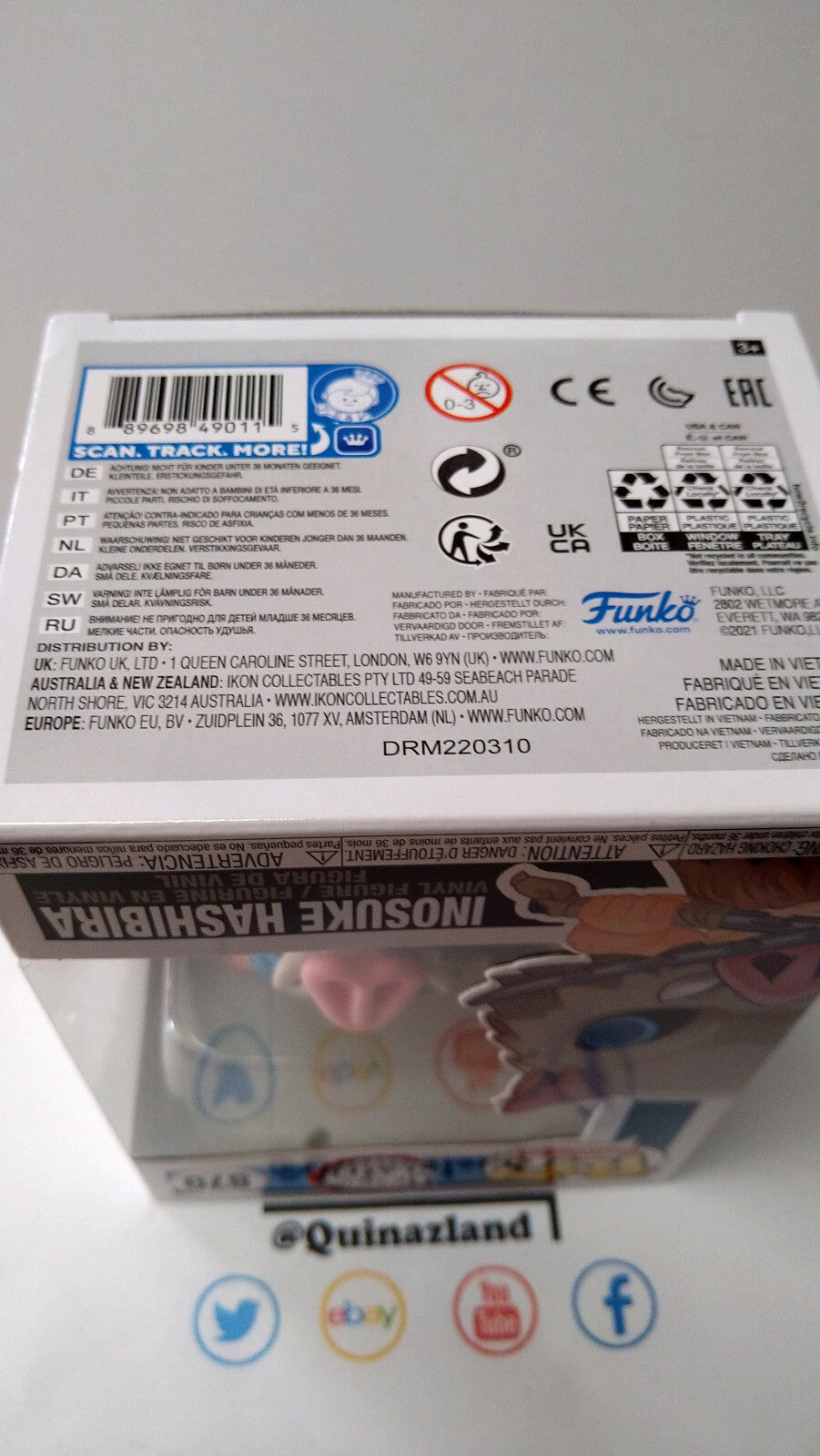 Funko Pop! DEMON SLAYER 870 Inosuke Hashibira (FU18)