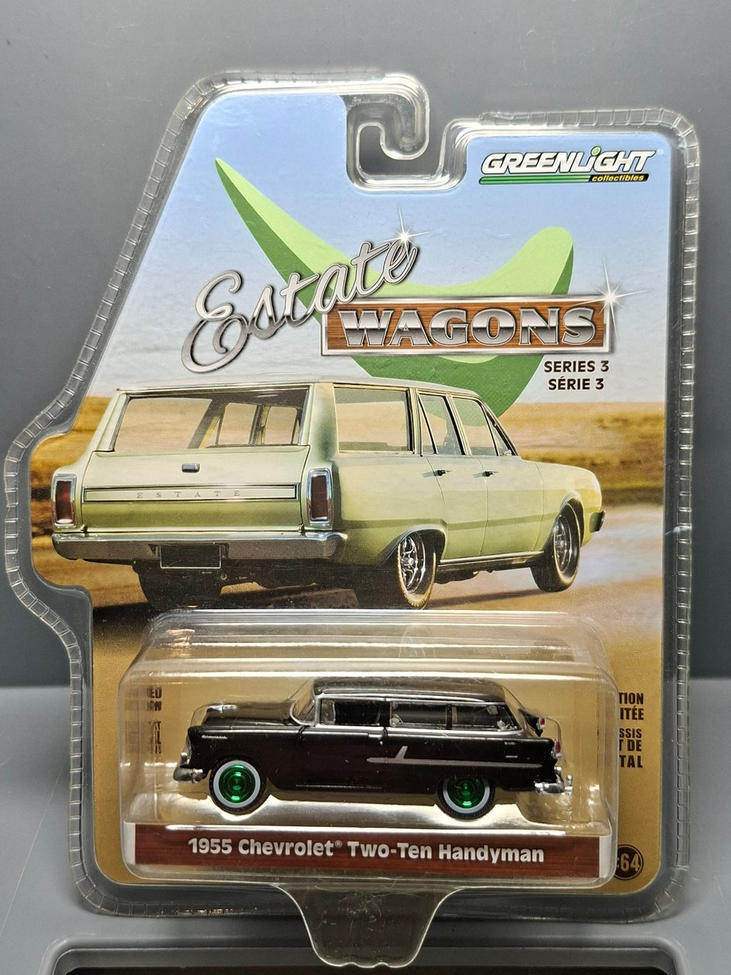 Greenlight Estate Wagons 1955 Chevrolet Two-Ten Handyman Chase (NG43)