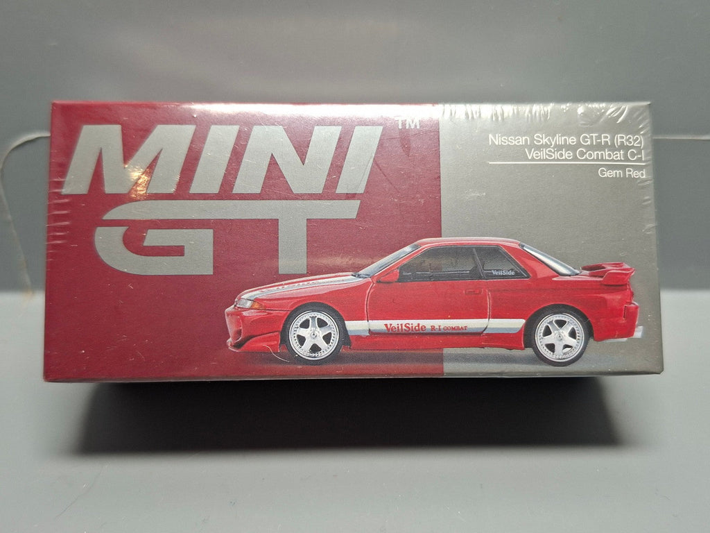 Mini GT Nissan Skyline GT-R (R32) VeilSide Combat C-I Gem Red N°987 (CP05)