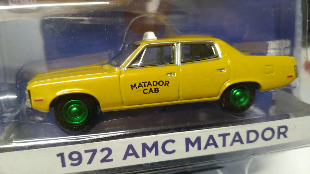 Greenlight Exclusive 1972 Amc Matador  Green Wheels Chase (NG58)