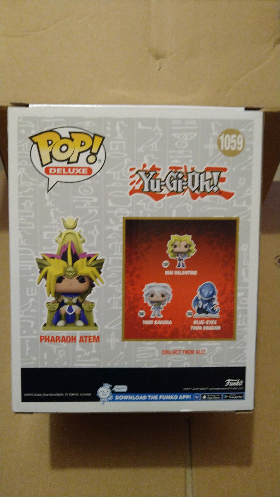 Funko Pop! YU-GI-OH 1059 Atem Pharaon Yugi (cart)