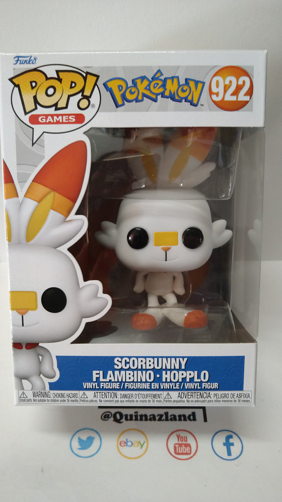 Funko Pop! POKEMON  Games N° 922 Flambino (F26)