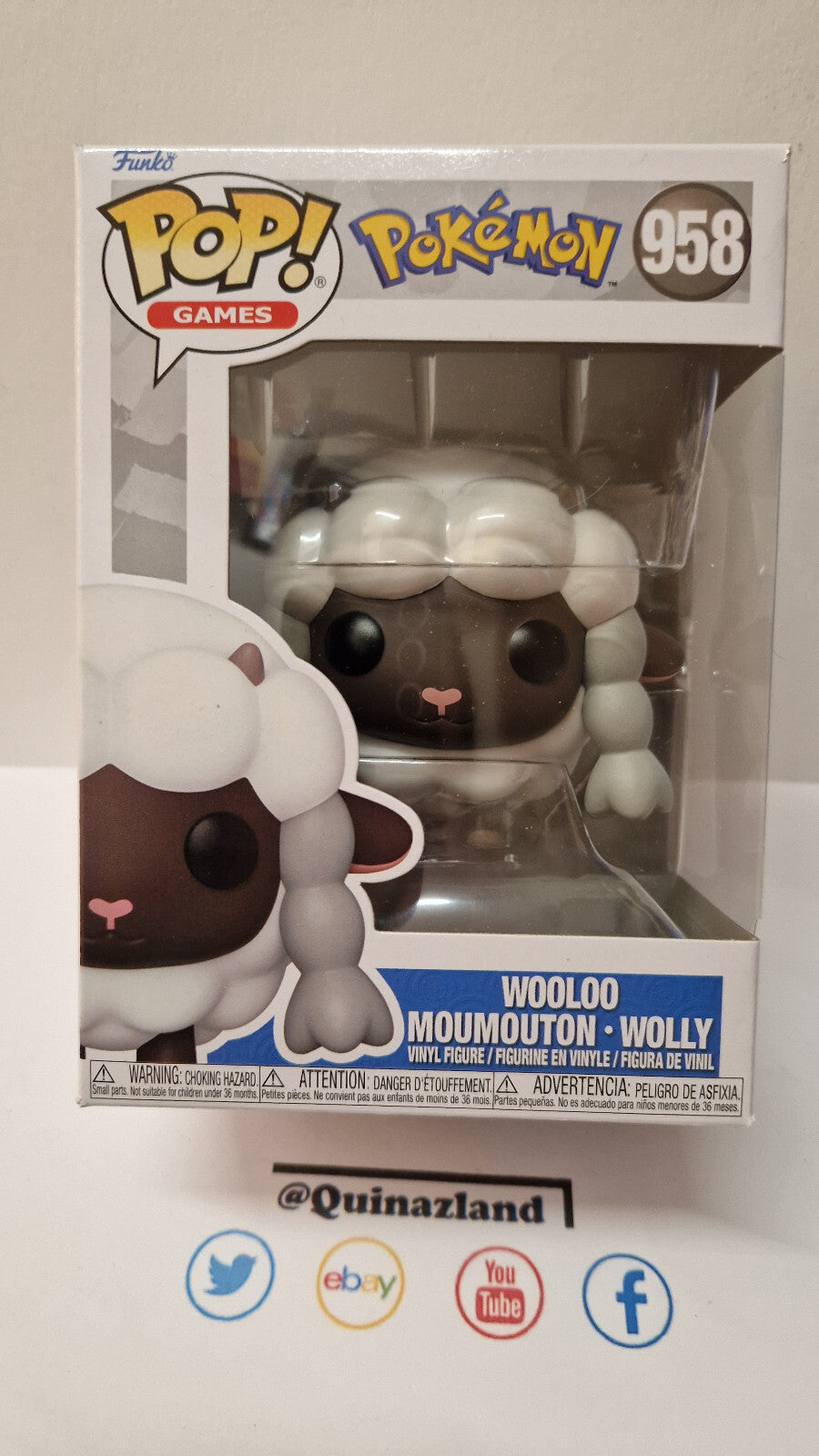Funko Pop! POKEMON POP Games N° 958 Moumouton  (F46)