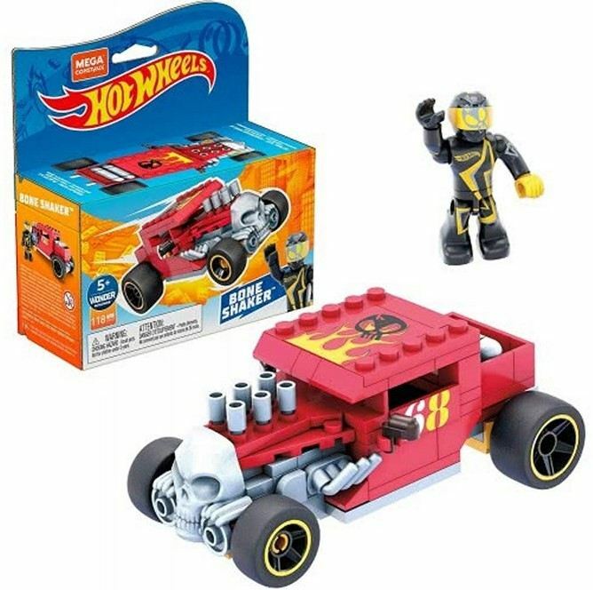 Hot Wheels Mega Construx  Bone Shaker 118 pièces 16,5 x 17cm (cart)