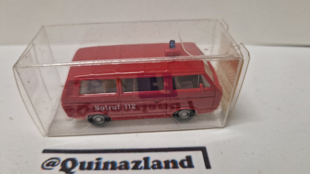 Wiking 1/87 Volkswagen T3 feuerwher notruf 112 (A34)