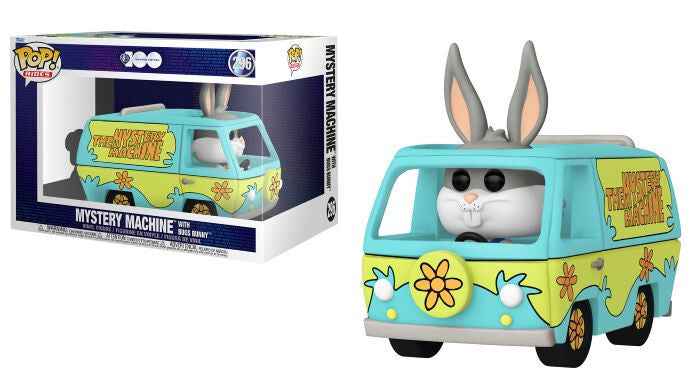 Funko Pop! Warner Bros Ride Super DLX N° 296 Mystery Machine W/ Bugs (Cart)