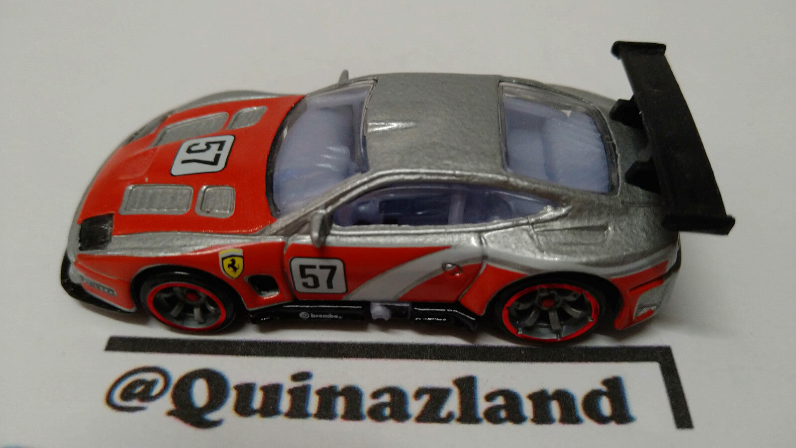 Hot Wheels Ferrari 575 GTC 2007 Ferrari racer    (A17)