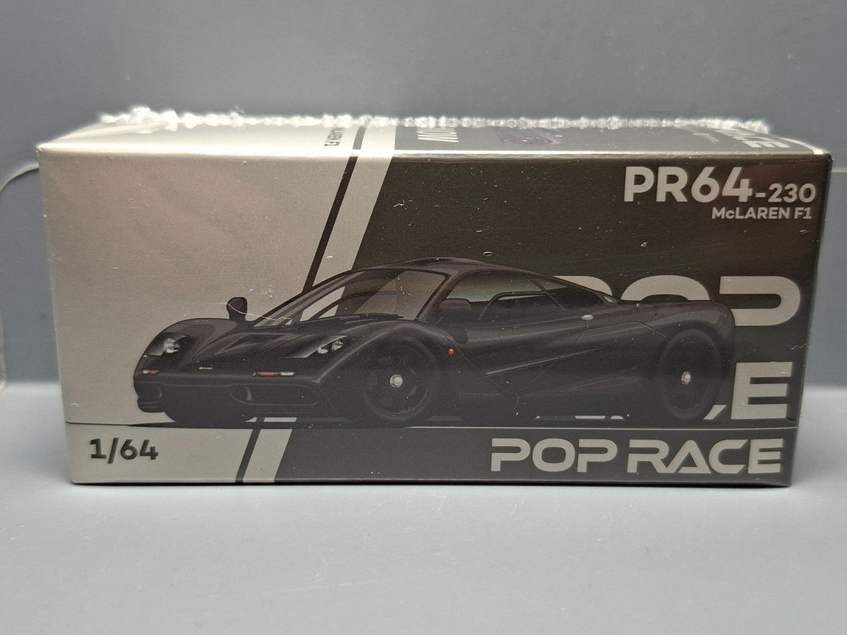 Pop Race 1/64 McLaren F1  Jet Black (CP06)