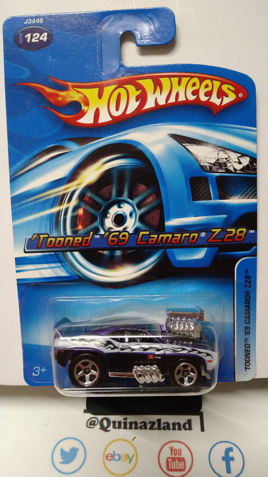 Hot Wheels 69 camaro z28 exclusive kmart 2006-124  (NP33)