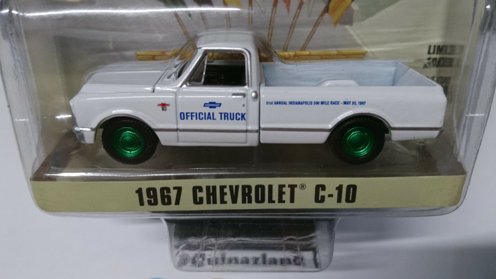 Greenlight Exclusive 1967 Chevrolet C-10 Green Wheels Chase (NG77)