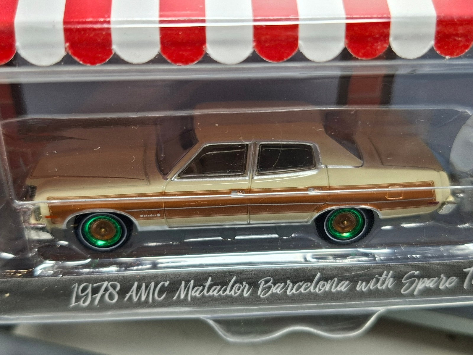 Greenlight Chase 1978 AMC Matador Barcelona Hobby Shop série 10 (NG33)
